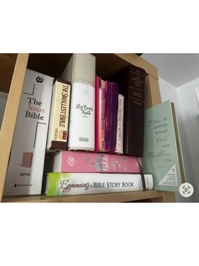 (9) Lot Bundle of Christian Bibles & Books